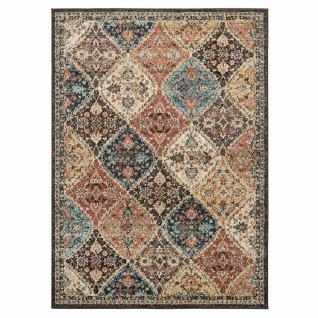UNITED WEAVERS OF AMERICA 1 ft. 10 in. x 3 ft. Marrakesh Amira Multicolor Rectangle Accent Rug 3801 30475 24
